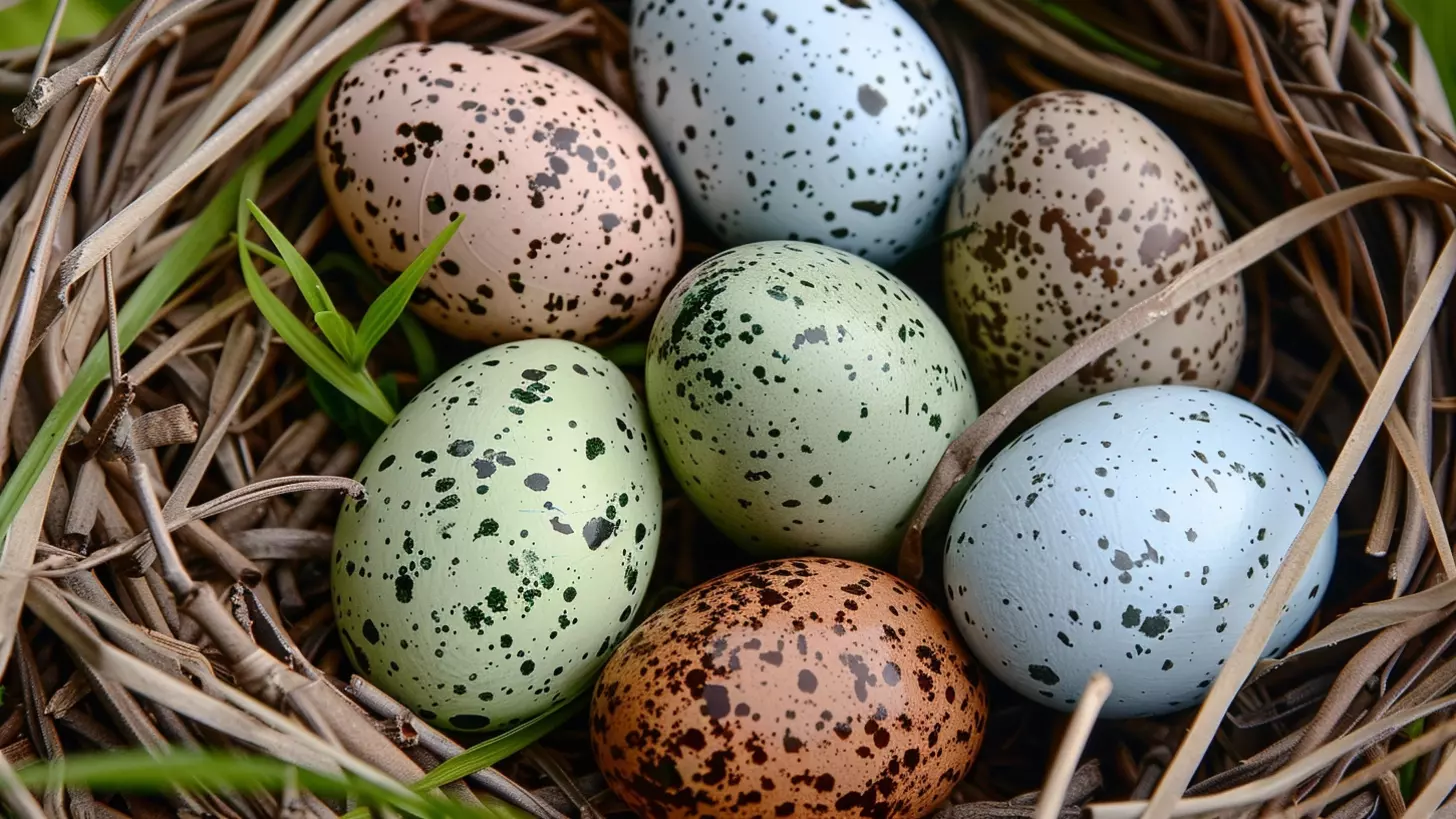 Яйца в крапинку на Пасху